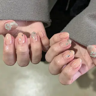 ネイル パラあり！フィルイン 美フォルムのネイルデザイン
