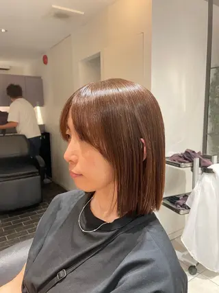 ミディアム 髪質改善✨高級カラー 野井琢生のヘアスタイル