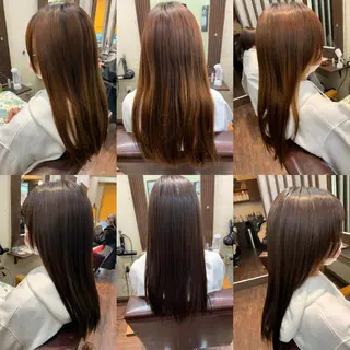 セミロング カラー 木村 瞬のヘアスタイル