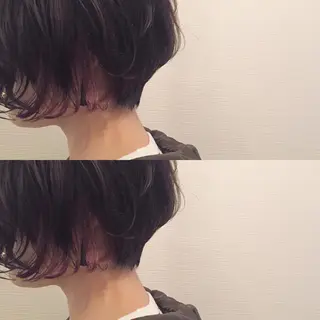 ショート カラー 池田 真由美のヘアスタイル