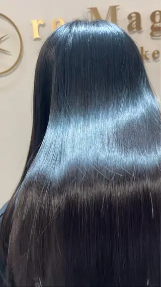 ロング カラー ヘアアレンジ キッズ 横浜関内髪質改善 re:Magoのヘアスタイル