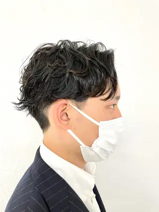 ショート パーマ メンズ 【東北メンズヘア1 位受賞🥇】本間祐太のヘアスタイル