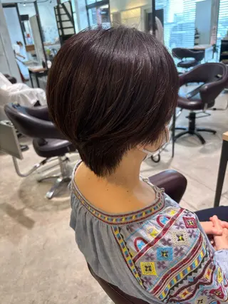 ショート GRANDEUR/似 合わせ/ケラスターゼのヘアスタイル