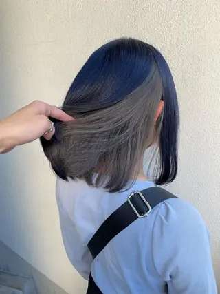 ミディアム カラー エフェクトブリーチ 🌟前澤啓太朗のヘアスタイル