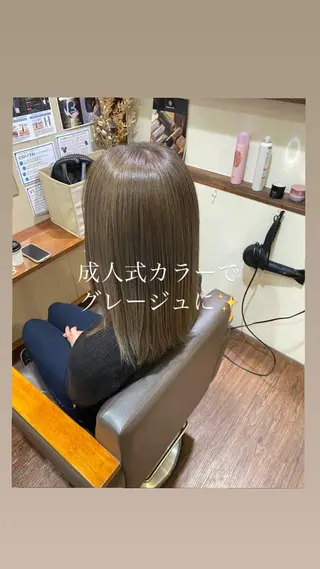 ミディアム 髪質改善特化 長澤友哉のヘアスタイル