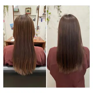 ロング パーマ 山田 梓のヘアスタイル