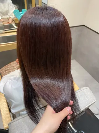 カラー やまぐち あやみのヘアスタイル