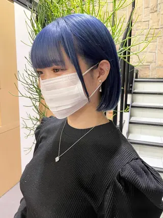 ショート カラー コトミ【メンズ】 【曲がる縮毛矯正】のヘアスタイル