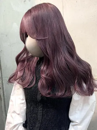 ロング カラー lani ブリーチ /ダブルカラーのヘアスタイル