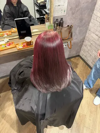 ロング カラー 箕面駅‪/カット 千葉 凛大のヘアスタイル