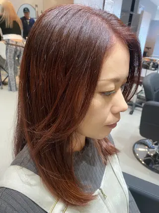 カラー 大林　恵理 【Agu 屋島】のヘアスタイル