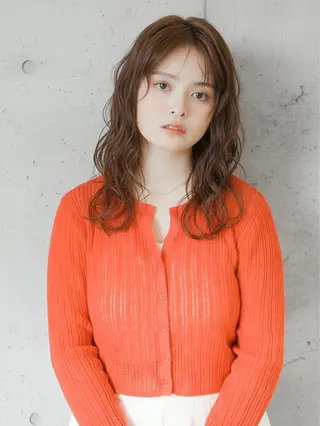 ロング モデル募集 神田梨世🪼のヘアスタイル