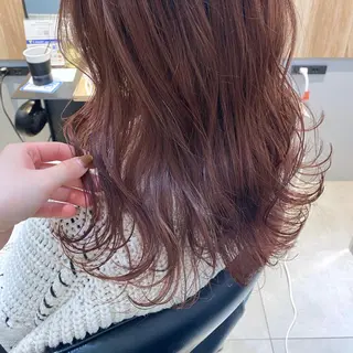 ミディアム カラー Hatanaka Airiのヘアスタイル