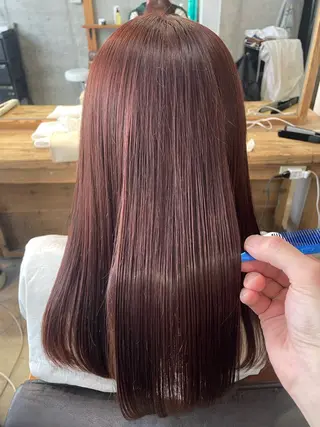 セミロング カラー パーマ ヘアアレンジ 野口 秀人 🫧髪質改善🫧のヘアスタイル