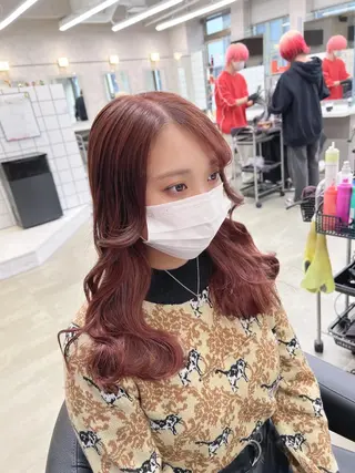 セミロング 💖札幌カラー 指名No.1💖玲奈のヘアスタイル