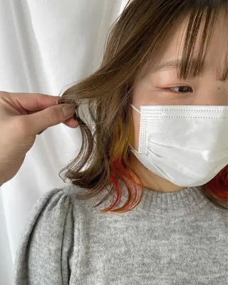 ミディアム 早瀬裕之 パーマのヘアスタイル
