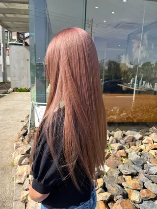 ロング 犬塚 梨花のヘアスタイル