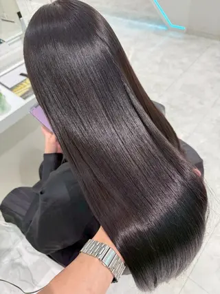 カラー 圧倒的美髪🫧✨ 透明感カラー♡上野のヘアスタイル