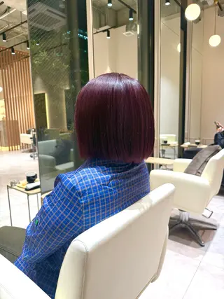 カラー yana /カラーモデルのヘアスタイル