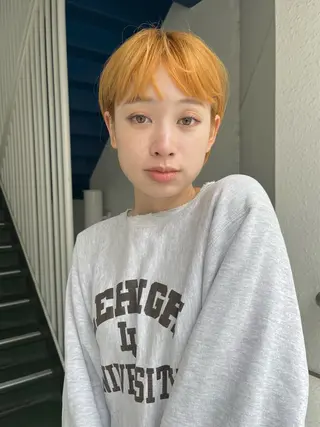 ショート カラー 🌿似合わせ透明感 カラー松本朋幸🌿のヘアスタイル