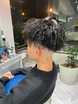 ショート パーマ メンズ Riganuts王子 Hayato✂︎のヘアスタイル