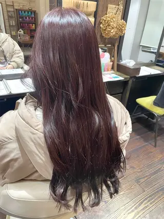 ロング カラー 渡邉 光姫のヘアスタイル
