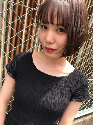 ショート カラー ヘアアレンジ hair &make EPICRUMIのヘアスタイル