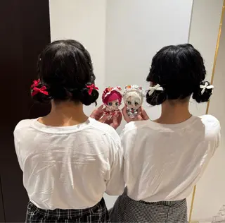 ロング ヘアアレンジ 🎀ヘアアレンジ 🎀ななみのヘアスタイル
