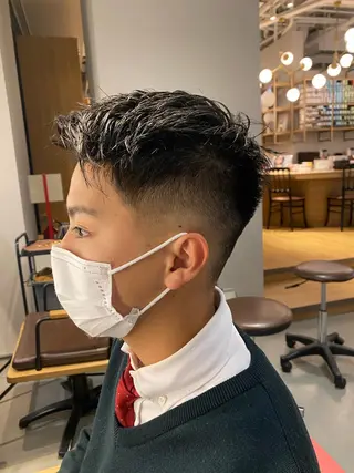 ショート メンズ unopulir 景山　凌のヘアスタイル