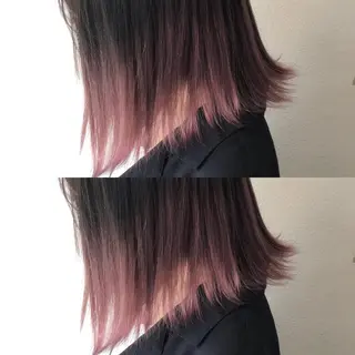 ミディアム カラー あさだ しゅうたろうのヘアスタイル