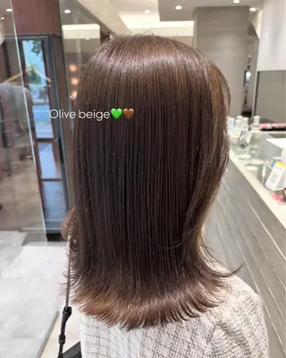セミロング 🤍tomoka 🤍のヘアスタイル