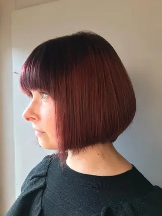 ミディアム カラー 大野 あさみのヘアスタイル