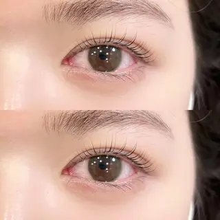 マツエク・マツパ 束感まつげ/透明感眉 🎀 haru 🤍のマツエク・マツパデザイン