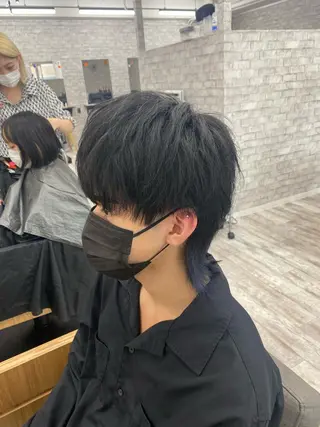 ショート カラー パーマ ヘアアレンジ メンズ キッズ ネイル マツエク・マツパ アイブロウ 🔥漢髪特化メンズ マネージャーYUKIのヘアスタイル