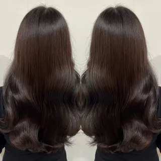 ロング カラー 透け感ブラウンカラー /レイヤー🧸ナシコのヘアスタイル