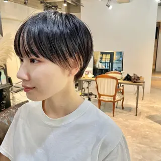 ショート カラー ショート・ボブ ・ウルフ✂︎IMAIのヘアスタイル