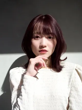 ミディアム カラー 越後 遥/ 透明感カラー🪞🤍のヘアスタイル