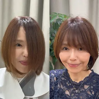 ショート 🌈銀座、ボブ ショート🌈にっしーのヘアスタイル
