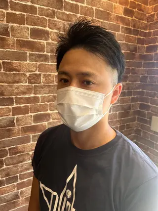 ショート メンズ 久木原 ゆりのヘアスタイル