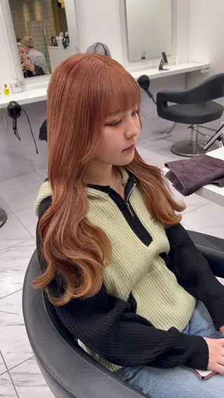ロング カラー 💖札幌カラー 指名No.1💖玲奈のヘアスタイル