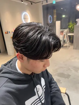 ミディアム パーマ メンズ メンズカットパーマ ✂️ JOYAのヘアスタイル