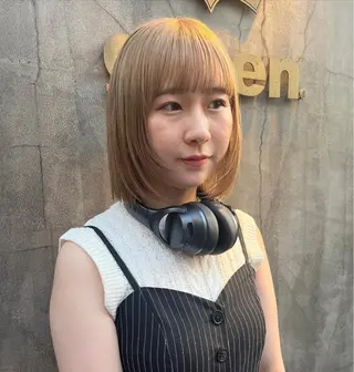 セミロング カラー HAIR MAKE  miel所属・🫧透明感カラー🫧 SHINSEIのヘアスタイル
