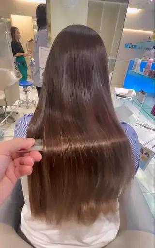 ロング MODE K´s 髪質改善のヘアスタイル