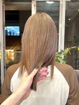 カラー 🤍垢抜け♡透明感 カラーmoeka🤍のヘアスタイル