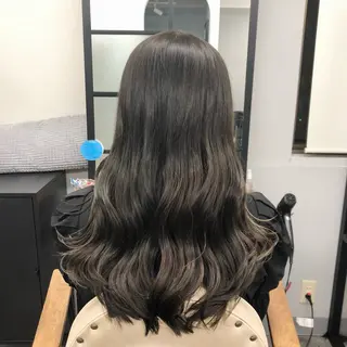 ロング カラー ヘアアレンジ JURI🤎 ワンカールレイヤーのヘアスタイル