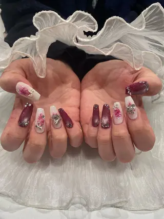 ネイル ‪るか/‪透明感 カラー/アレンジのヘアスタイル