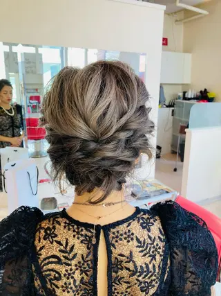 ミディアム ヘアアレンジ PazRood 山下のヘアスタイル
