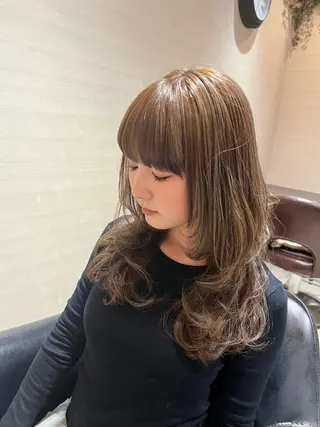 ロング カラー ROZA germe所属・ROZAgerme 落海一花🦋のヘアスタイル