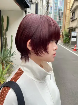 ショート カラー 表参道🌿赤み消し カラー/チナツのヘアスタイル