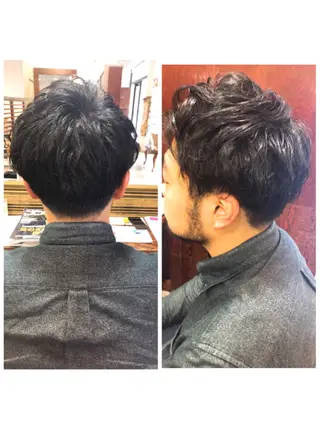 パーマ メンズ 品田 真里のヘアスタイル